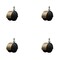Service Caster 2'' Floor Safe Antique Hooded Twin Wheel Caster 3/8 Threaded Stem, 4PK SCC-TS02S50D-NYU-WA-381634-4 - alternate 1